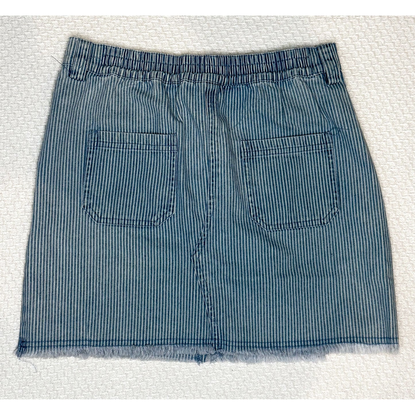 Denim Stripped Skirt