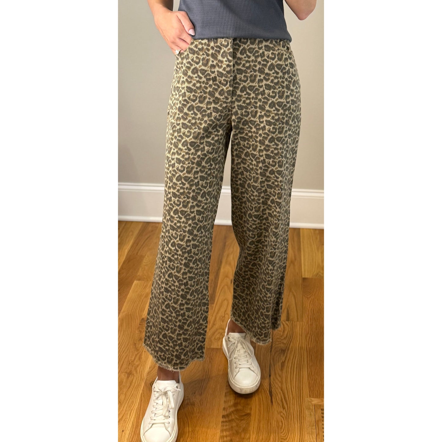 Leopard Straight Pant