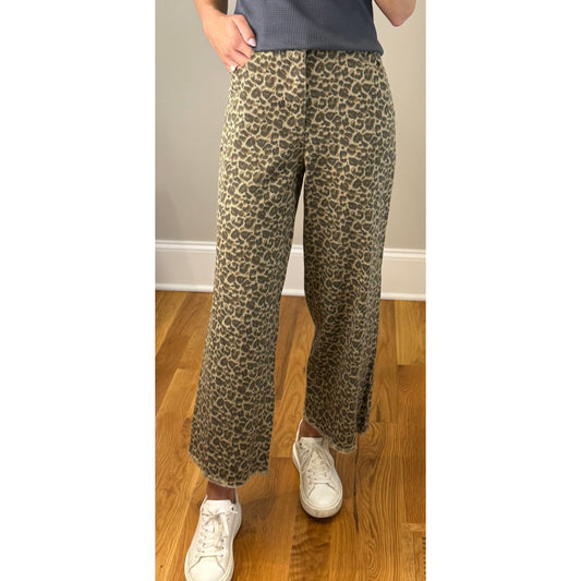 Leopard Straight Pant