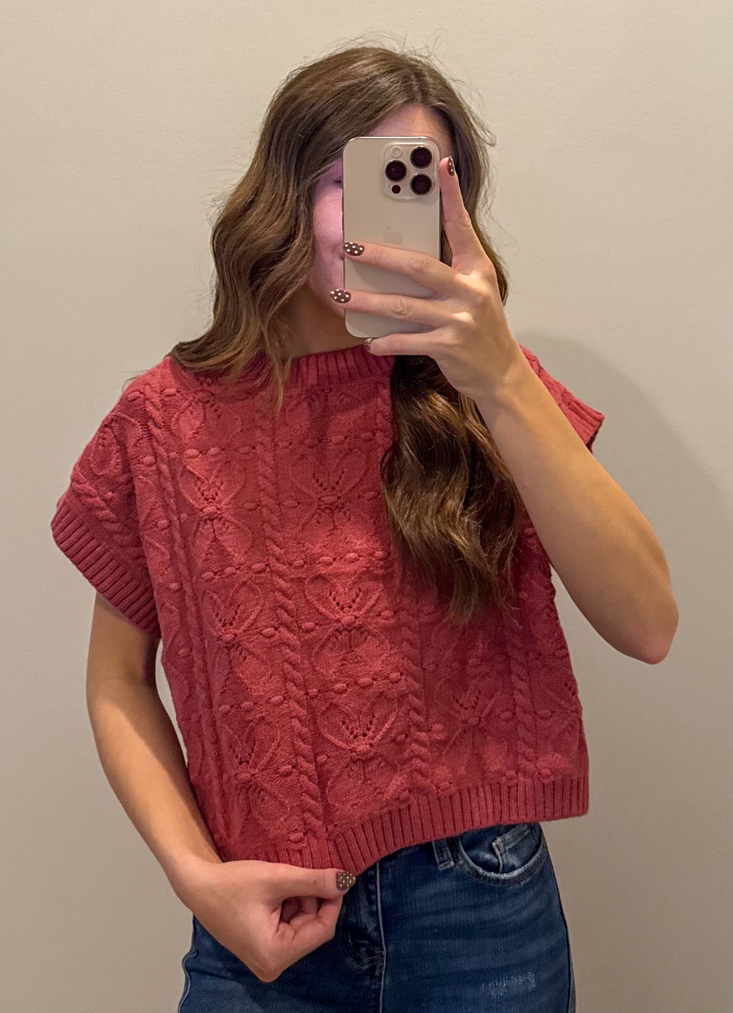 Floral Knit Top