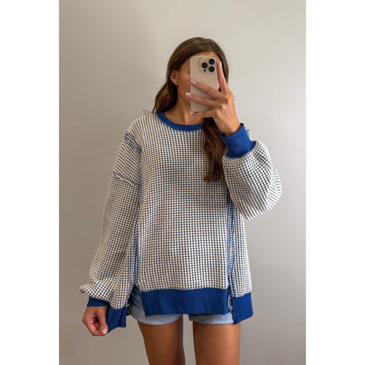 Oversized Waffle Knit